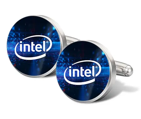 UV Printed Logo Cufflinks
