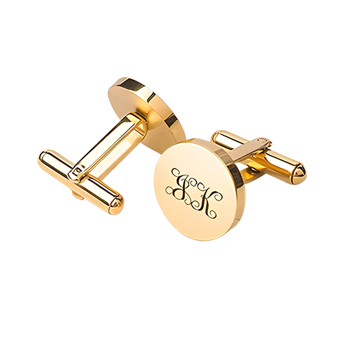Engraved Classic Metal Cufflinks Engraved Classic Metal Cufflinks