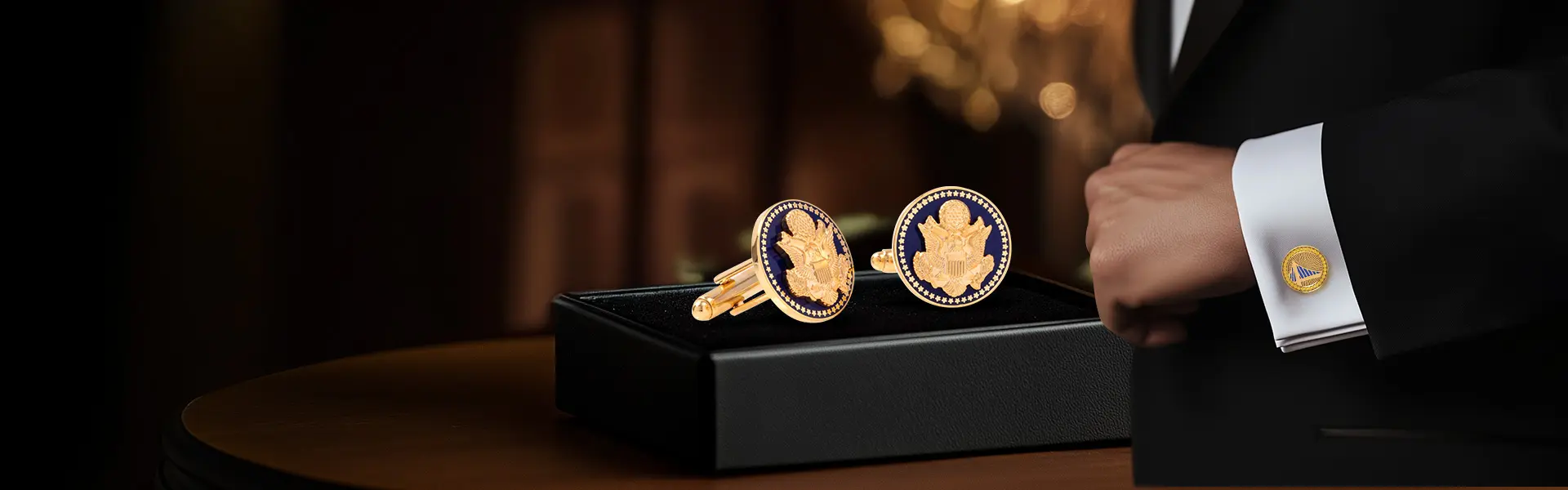 Custom Cufflinks with Logo