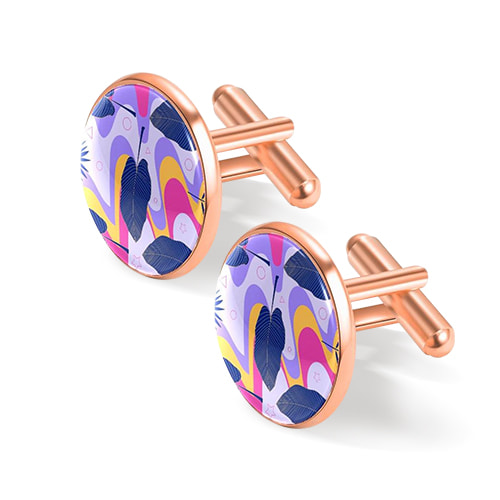 Full Color Custom Metal Cufflinks