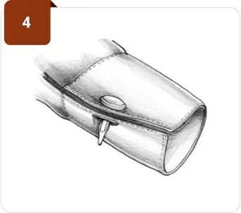 Rotate the tail vertically and remove it from back to front.