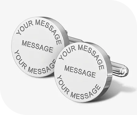 Custom Engraved Cufflinks