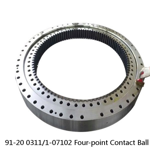 91-20 0311/1-07102 Four-point Contact Ball Slewing Bearing With External Gear