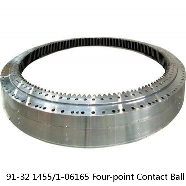 91-32 1455/1-06165 Four-point Contact Ball Slewing Bearing With External Gear